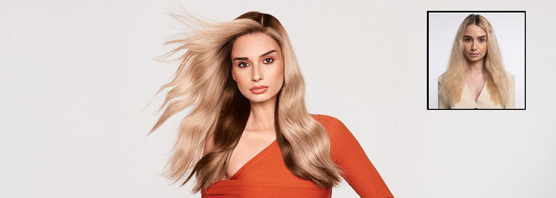 Wella Colour Blocking before and after image